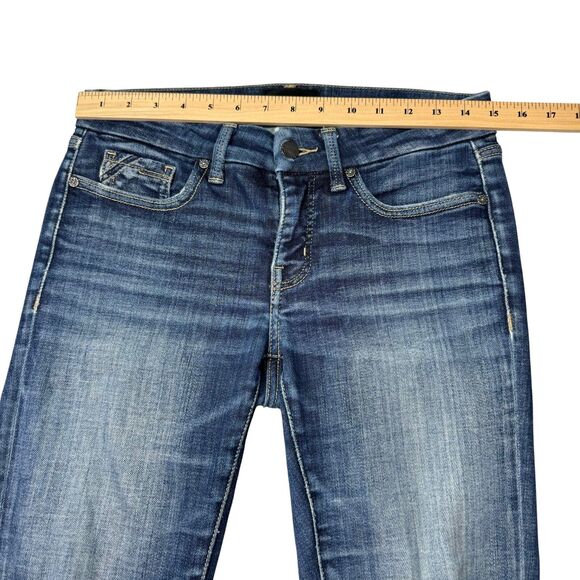 Buckle Black Jeans Women's 26x32 Blue Skinny Ankle Denim Shaping Pockets Pants - Picture 8 of 12